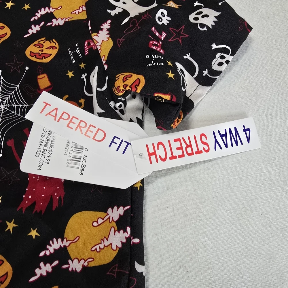 Scrubaid Size Small Halloween Sbrub Top